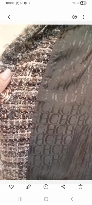 Abrigo Carolina Herrera Multicolor