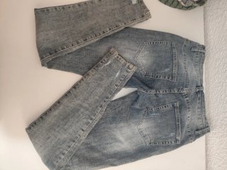 Pantalones Vaqueros Hombre Azul Talla 50/60