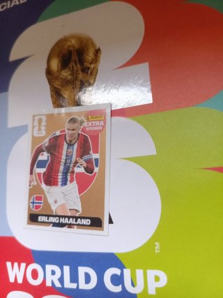 Cromo Panini Erling Haaland World Cup 2026