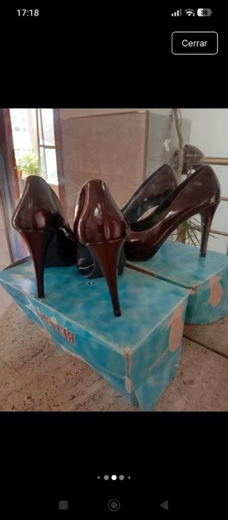 Zapatos tacón Daniela Vega Talla 37