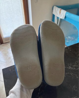 Ciabatte invernali blu