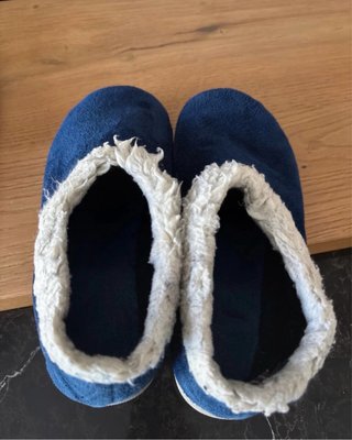 Ciabatte invernali blu