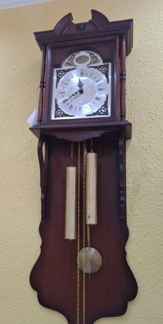 Reloj de pared antiguo Tempus Fugit
