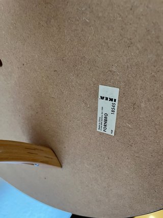 Mesita auxiliar redonda Ikea Fornbro