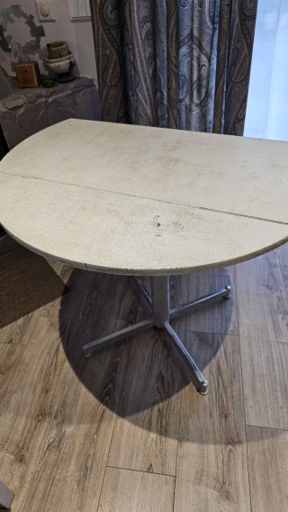 Mesa redonda plegable