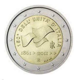 Moneda 2 euro Italia 2011. Vendo