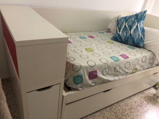 Cama nido con cabecero