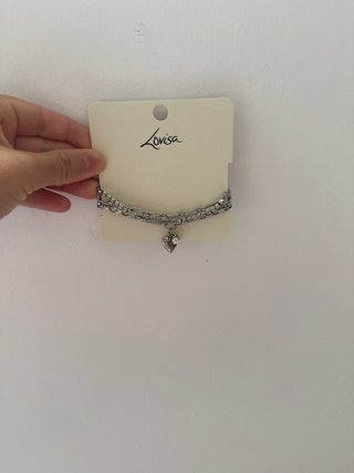 Pulsera Lovisa Corazón Plata