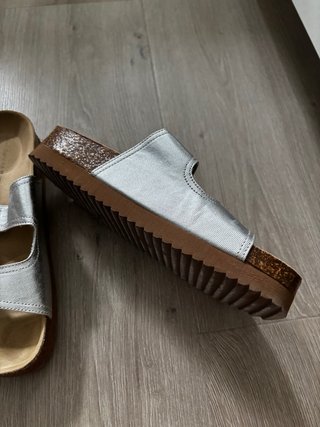 Sandalias Bershka Plata Talla 36