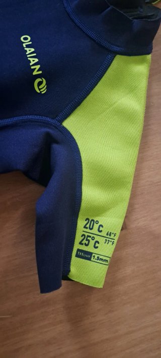 Neopreno OLAIAN niño azul y amarillo