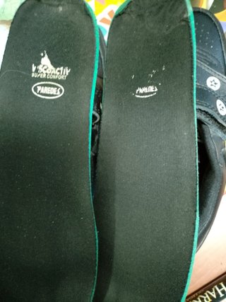 Zapatillas Paredes Estrella Negro Plantilla usada