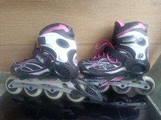 Patines Fila Talla 40 Rosa y Negro