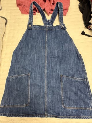 Peto vestido vaquero Mango Talla M