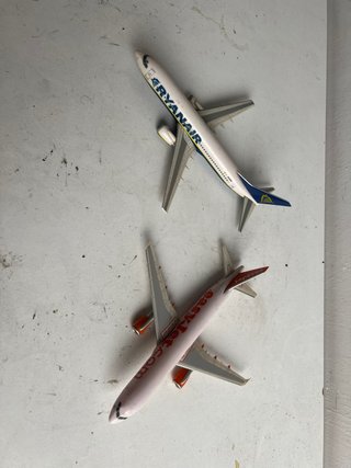 Modellini aerei Ryanair e EasyJet