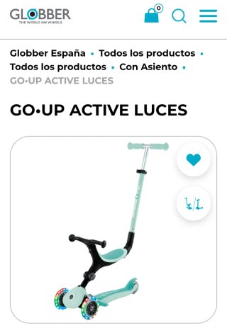 Asiento Patinete Globber Mint