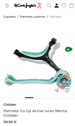 Asiento Patinete Globber Mint