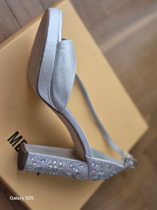 Tacones Menbur Plataforma Brillantes Talla 38