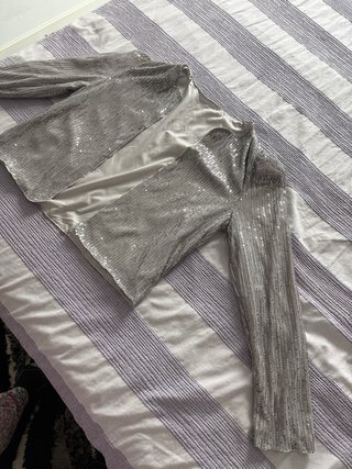 Chaqueta de fiesta casual de lentejuelas