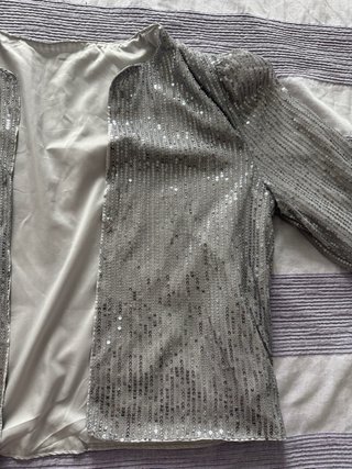 Chaqueta de fiesta casual de lentejuelas