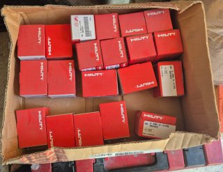 Pack Hilti pistola,clavos,cartuchos,tacos, anclaje