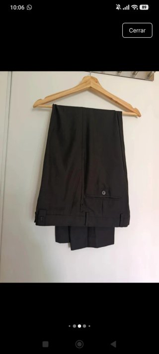 Traje de hombre talla S negro