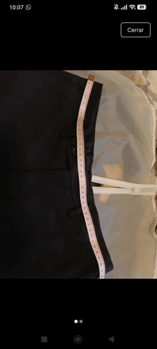 Traje de hombre talla S negro