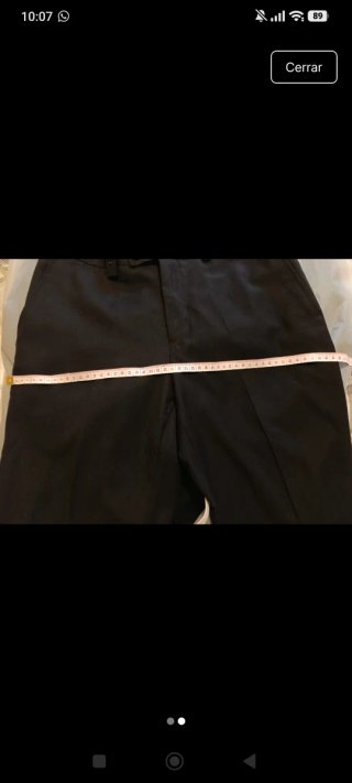 Traje de hombre talla S negro