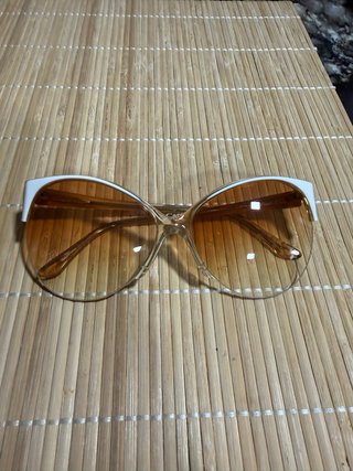 Gafas de Sol Vintage con Detalle Blanco