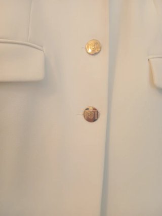 Oferta Abrigo / chaqueta Rinascimiento Blanco Roto