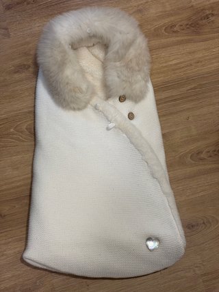 Saco de Invierno para Capazo Blanco