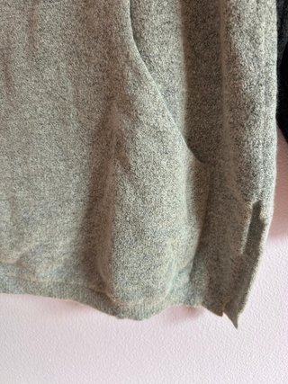 Jersey Vintage Gris con Cremallera