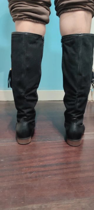 Botas altas negras