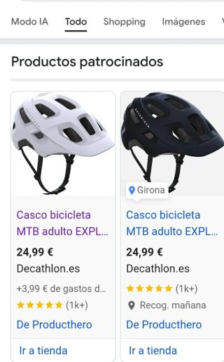 Casco Bicicleta MTB EXPL 100 Blanco talla 55-59