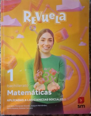 Libro Matemáticas 1º Bachillerato SM