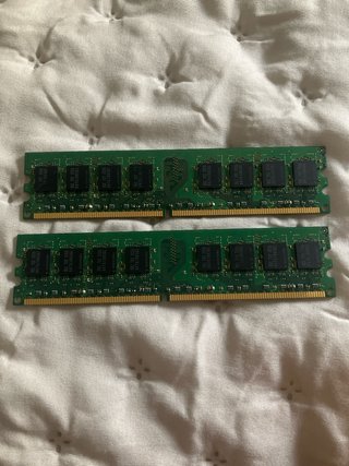 2 Módulos Memoria RAM Samsung 1GB