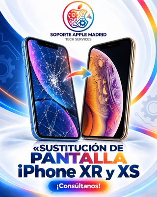 Sustitución de Pantalla iPhone XS y XR