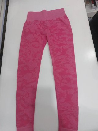 Set sportivo rosa con stampa