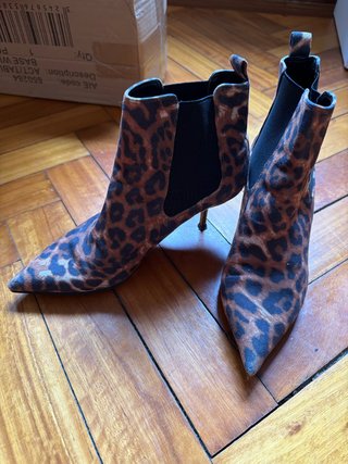 Botines Estampado Leopardo