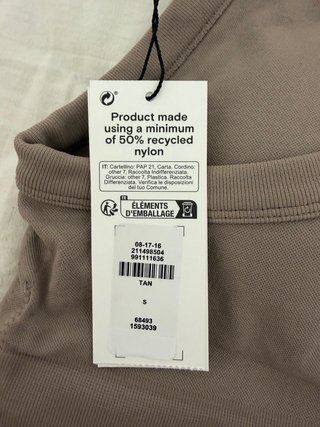 Top sportivo beige Primark