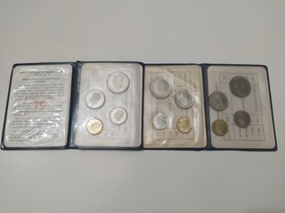 3 CARTERAS FNMT MONEDAS 1975 *79