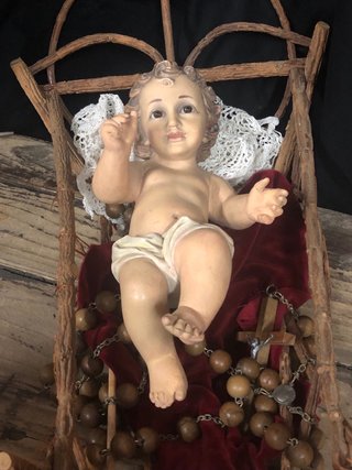 Niño Jesús Olot 27 cm. Todo!!!!!