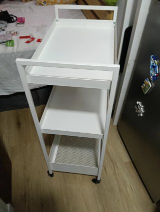 Carrito auxiliar IKEA Nissafors blanco