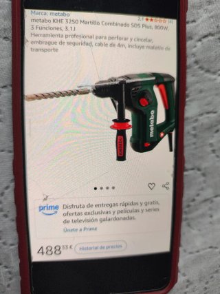 Martillo Combinado Metabo KHE 3250