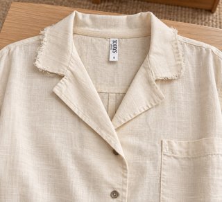 Camisa 10DAYS Oversize Efecto Lino