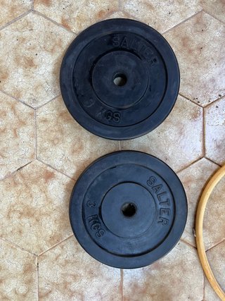 2 Discos de Pesas Salter 3kg