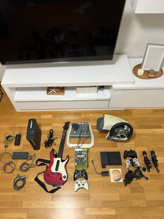 Lote Xbox 360+PS2 slim+Mandos, Juegos y Accesorios