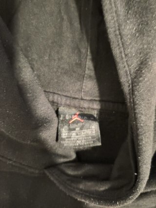 Sudadera Jordan Negra Canguro