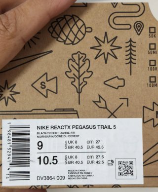 T42,5 Nike Reactx Pegasus Trail 5