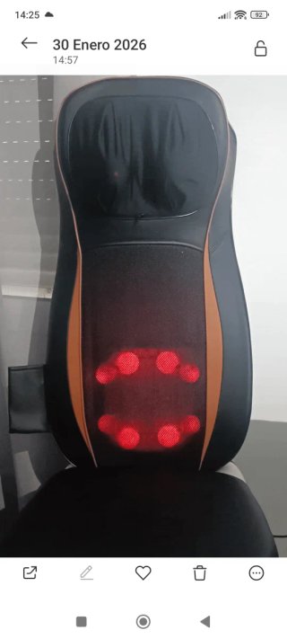 Masajeador de Espalda y Cuello Shiatsu con Calor