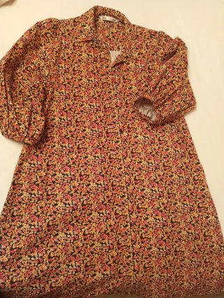 Vestido estampado Zara manga larga